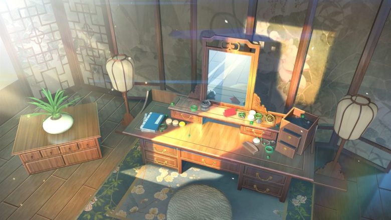 20张 古风闺房梳妆台场景等4K动漫二次元壁纸 免费下载-天派壁纸网