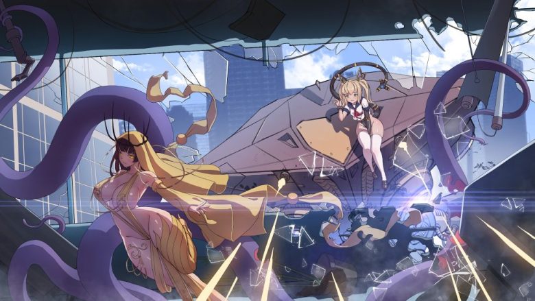 都市废墟中的少女战斗场景4K动漫壁纸 免费下载-天派壁纸网