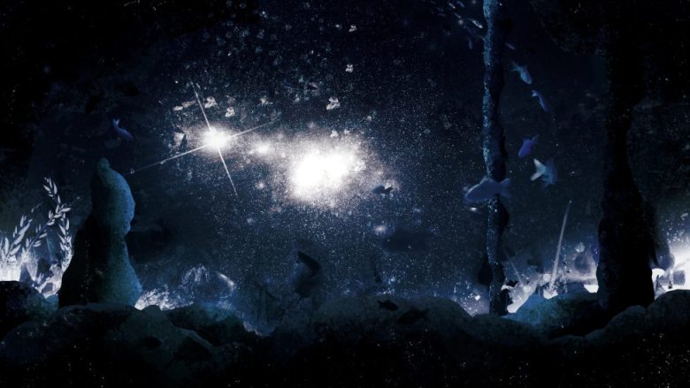 星空下的神秘洞穴奇景4K动漫二次元壁纸 免费下载-天派壁纸网